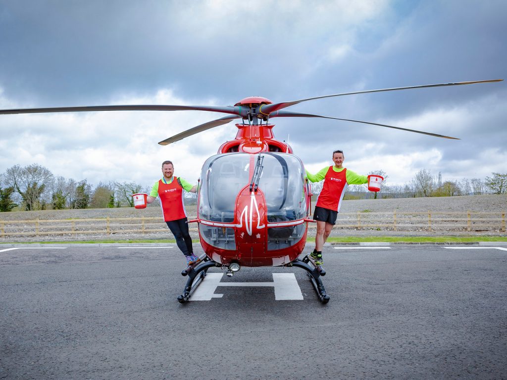 THE RACE IS ON TO SUPPORT AIR AMBULANCE NORTHERN IRELAND Air Ambulance NI