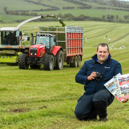 Steven Evans from Kirkistown, with a 2021 Calendar showcasing hi Steven Evans from Kirkistown, with a 2021 Calendar showcasing his photography of agricultural contractors operating around the Ards Peninsula, the sales of which will be donated in full, to the Air Ambulance NI.