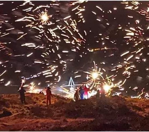 Camlough Mountain New Years Eve Fireworks Display Camlough Mountain New Years Eve Fireworks Display